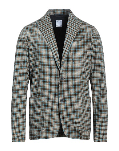 ALTEA Blazer Dark brown 65% Cotton, 35% Virgin Wool
