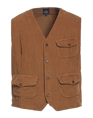 B.D.BAGGIES Waistcoat Camel 100% Cotton