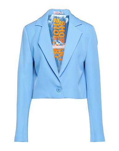 SHOPART Blazer Light blue 100% Polyester