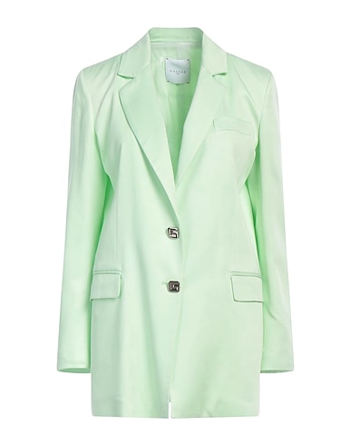 GAëLLE Paris Blazer VERDE CHIARO 53% Cotton, 42% Viscose, 5% Elastane