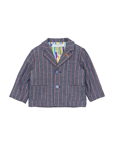 DANIELE ALESSANDRINI Blazer Midnight blue 47% Cotton, 29% Linen, 24% Polyester