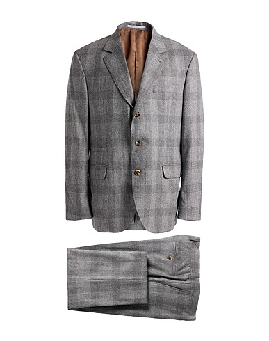 BRUNELLO CUCINELLI Suits Lead 100% Virgin Wool