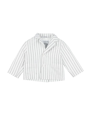 DANIELE ALESSANDRINI Blazer White 40% Cotton, 34% Polyester, 26% Polyamide