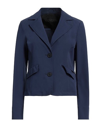 MUSEUM Blazer Navy blue 90% Polyamide, 10% Elastane