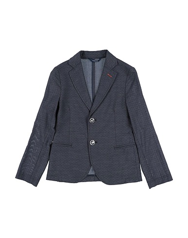 DANIELE ALESSANDRINI Blazer Midnight blue 60% Cotton, 40% Polyester