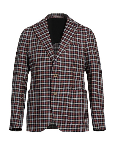 PAOLONI Blazer Red 62% Linen, 38% Cotton