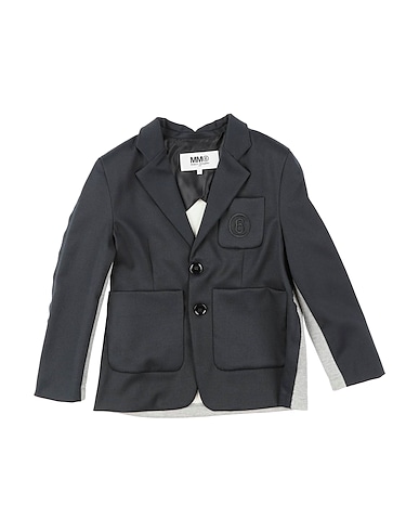 MM6 MAISON MARGIELA Blazer Black 54% Polyester, 44% Wool, 2% Elastane, Cotton