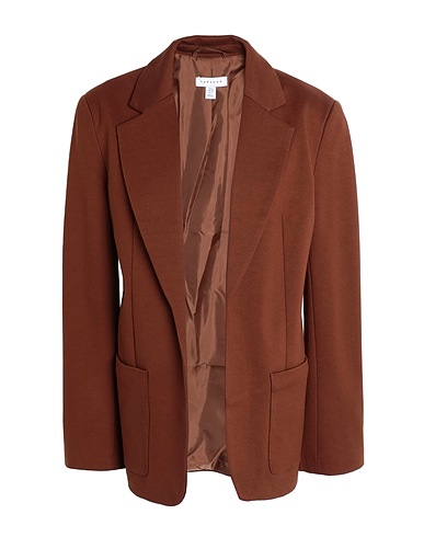 TOPSHOP Blazer Brown 67% Viscose, 29% Nylon, 4% Elastane