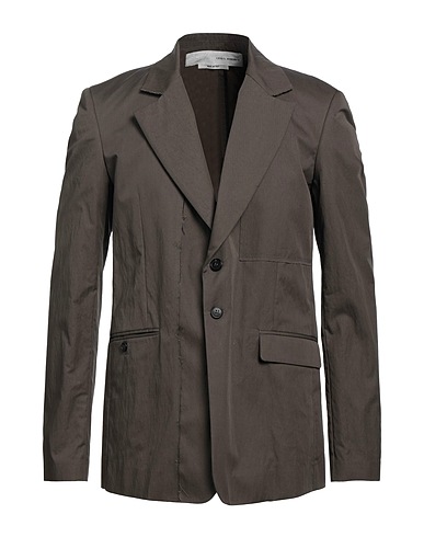 ISABEL BENENATO Blazer Khaki 65% Cotton, 22% Polyamide, 13% Other Fibres, Viscose