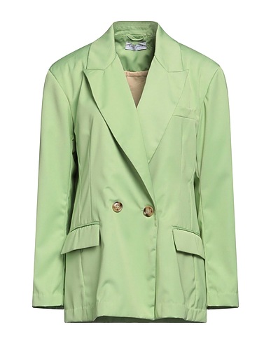 WEILI ZHENG Blazer Light green 80% Polyester, 20% Viscose