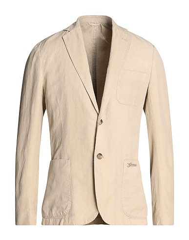 GUESS Blazer Beige 59% Lyocell, 23% Linen, 18% Cotton
