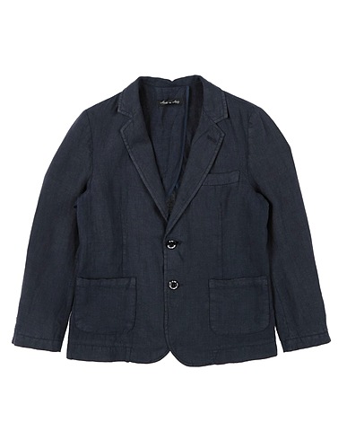 QUICK BEING Blazer Blu notte 100% Lino