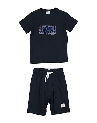 PEUTEREY Completo Bambini Blu notte 100% Cotone