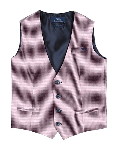 HARMONT & BLAINE Waistcoat Brick red 70% Cotton, 30% Polyester