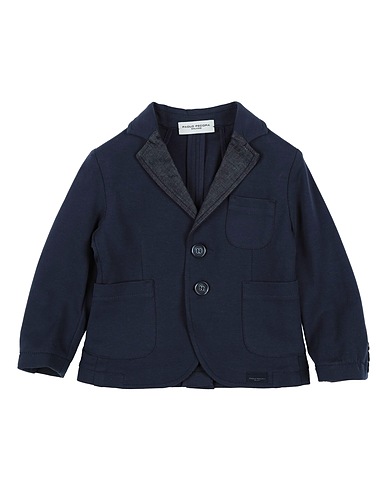 PAOLO PECORA Blazer Midnight blue 95% Cotton, 5% Elastane