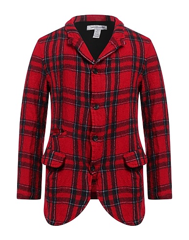 COMME des GARÇONS SHIRT Blazer Red 100% Wool, Cupro