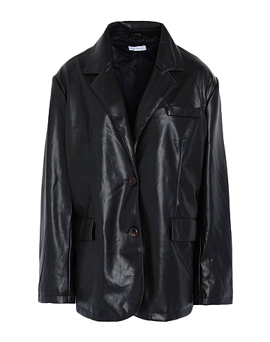 TOPSHOP Blazer Black 100% Polyurethane, Polyester