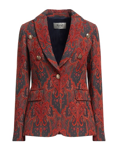 NENÈ Blazer Rust 60% Cotton, 40% Polyamide