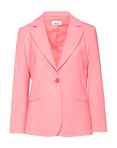 NIŪ Blazer Salmon pink 53% Polyester, 43% Virgin Wool, 4% Elastane