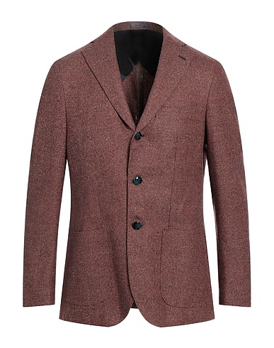 BARBA Napoli Blazer Brick red 100% Virgin Wool