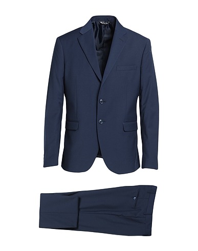 ALESSANDRO GILLES Suits Midnight blue 92% Wool, 6% Polyester, 2% Elastane