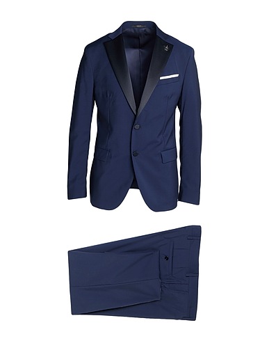 PAOLONI Suits Navy 100% Virgin Wool