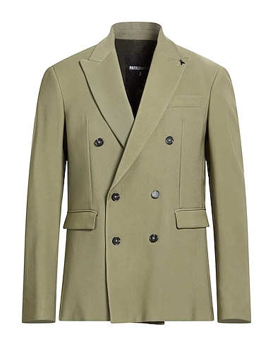 PATRIZIA PEPE Blazer Sage green 90% Viscose, 10% Polyester