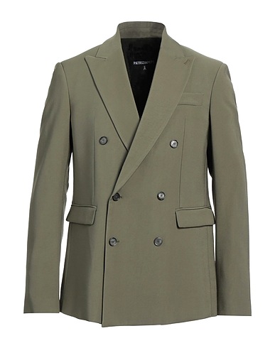 PATRIZIA PEPE Blazer Military green 90% Viscose, 10% Polyester