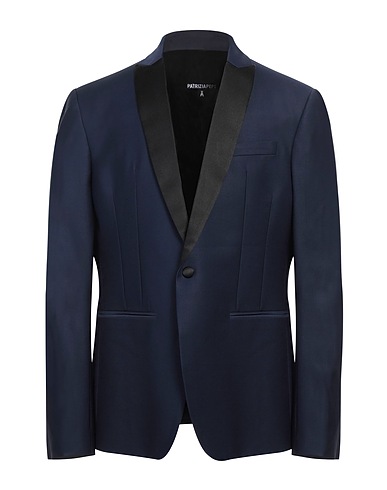 PATRIZIA PEPE Blazer Blu navy 53% Poliestere, 43% Lana Vergine, 4% Elastan