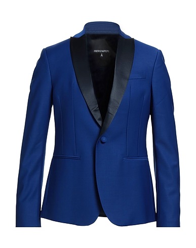 PATRIZIA PEPE Blazer Bright blue 53% Polyester, 43% Virgin Wool, 4% Elastane