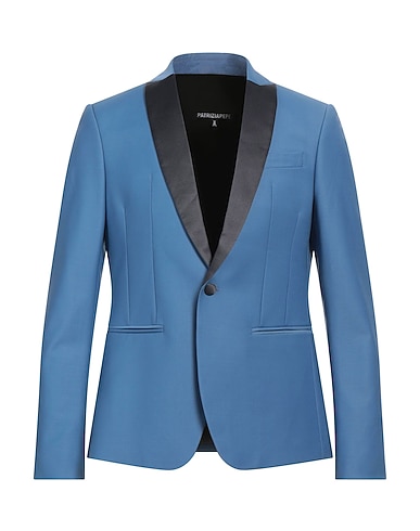 PATRIZIA PEPE Blazer Light blue 53% Polyester, 43% Virgin Wool, 4% Elastane