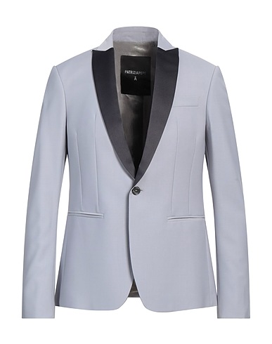 PATRIZIA PEPE Blazer Light grey 53% Polyester, 43% Virgin Wool, 4% Elastane