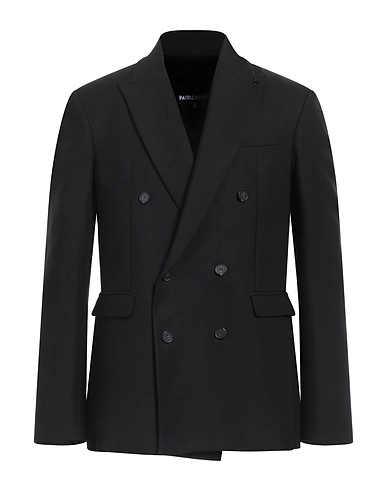 PATRIZIA PEPE Blazer Black 51% Viscose, 49% Linen