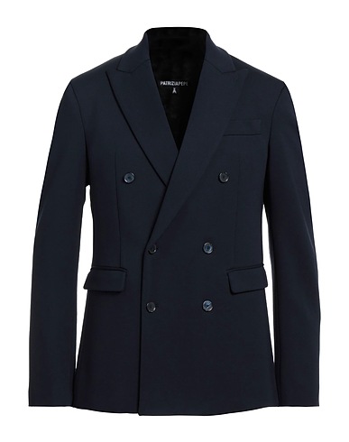PATRIZIA PEPE Blazer Midnight blue 60% Viscose, 35% Polyamide, 5% Elastane
