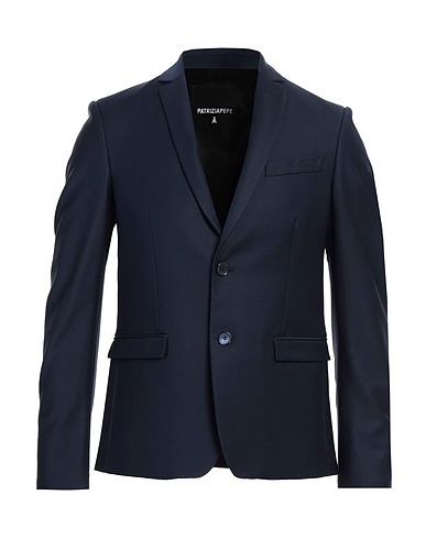 PATRIZIA PEPE テーラードジャケット ネイビー ポリエステル 53% / ウール 43% / ポリウレタン 4%