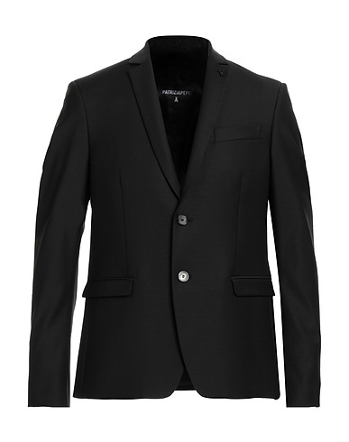 PATRIZIA PEPE Blazer Black 53% Polyester, 43% Wool, 4% Elastane
