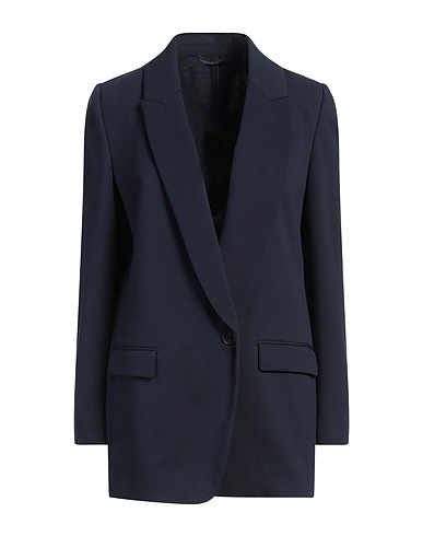 BRUNELLO CUCINELLI Blazer Midnight blue 78% Cotton, 16% Polyamide, 6% Elastane, Ecobrass