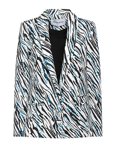 SILVIAN HEACH Blazer White 93% Polyester, 7% Elastane