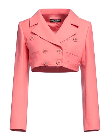 DOLCE&GABBANA Blazer Salmon pink 100% Virgin Wool