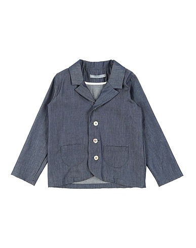 MINIMU' Blazer Navy blue 100% Cotton