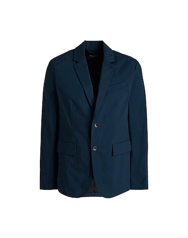 RAG & BONE Blazer Navy blue 73% Cotton, 24% Nylon, 3% Elastane