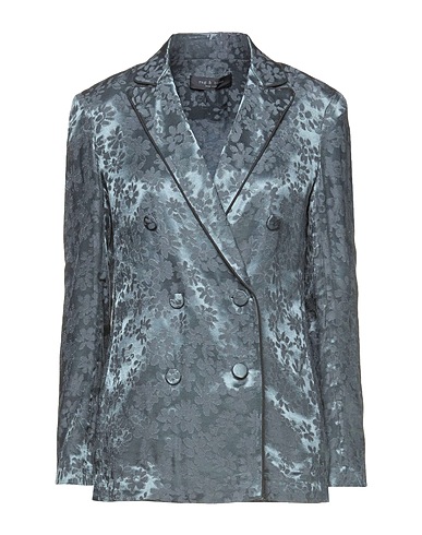 RAG & BONE Blazer Slate blue 54% Viscose, 46% Acetate