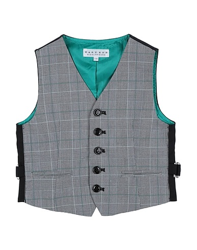 EAST END HIGHLANDERS Waistcoat Black 64% Polyester, 34% Rayon, 2% Polyurethane