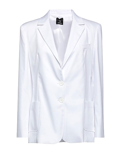 HANITA Giacca Bianco 97% Poliestere, 3% Elastan
