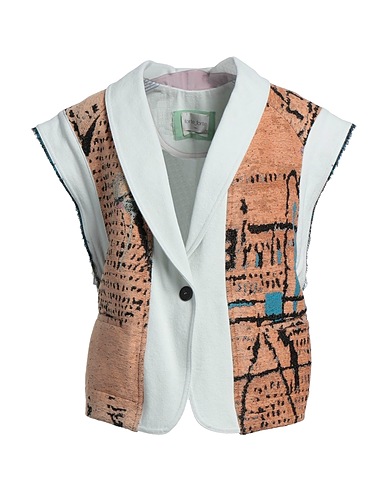 FORTE_FORTE Blazer Apricot 100% Cotton, Polyester, Viscose, Modal, Acrylic