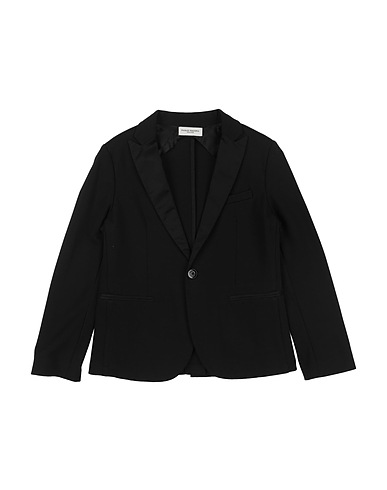 PAOLO PECORA Blazer Black 60% Viscose, 35% Polyamide, 5% Elastane