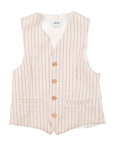 ALETTA Panciotto Beige 50% Lino, 50% Cotone
