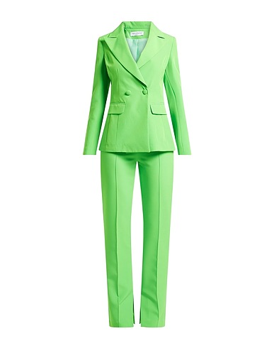 YES LONDON Suit Lime green 90% Polyester, 10% Elastane