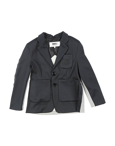 MM6 MAISON MARGIELA Blazer Black 54% Polyester, 44% Wool, 2% Elastane, Cotton
