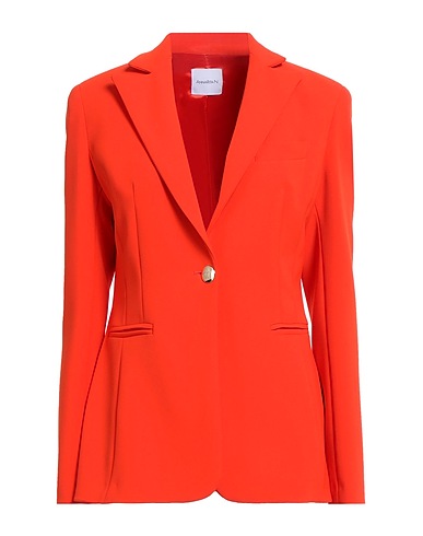 ANNARITA N Blazer Orange 97% Polyester, 3% Elastane